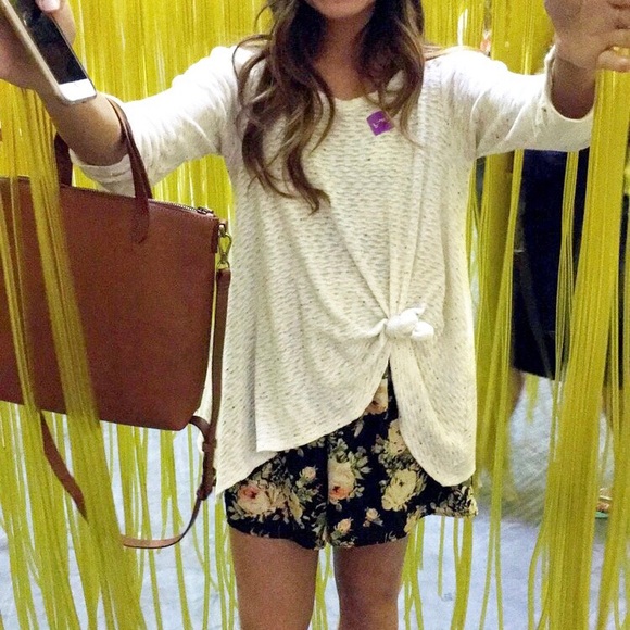 Anthropologie Puella Cream White Swing Sweater - Picture 5 of 5